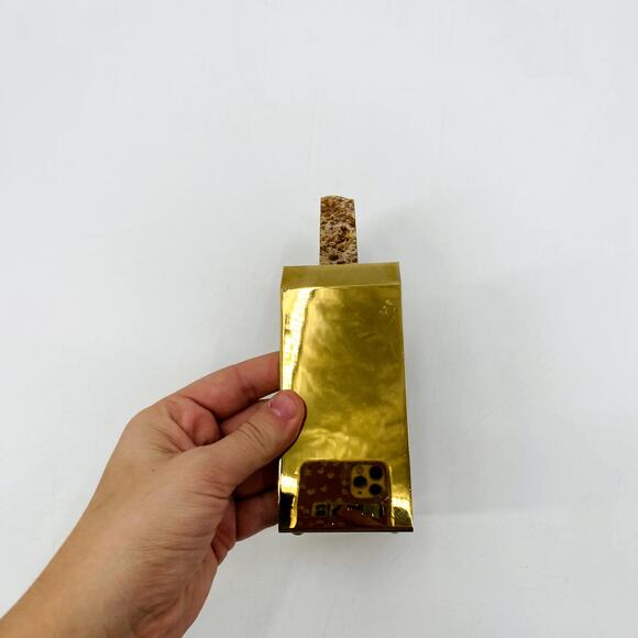 ANNA New York Agate Geode Gold Book End - Picture 4 of 5